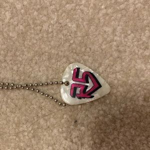 R5 Loud Guitar Pick Necklace